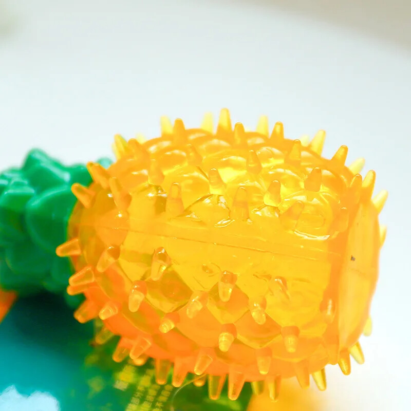 Igračka za žvakanje za kućne ljubimce Višekratna igračka za pas i mačku za zube Ljeto za hlađenje Lubenica Ananas Limun Izdržljivi led Igračke u obliku smrznutog voća