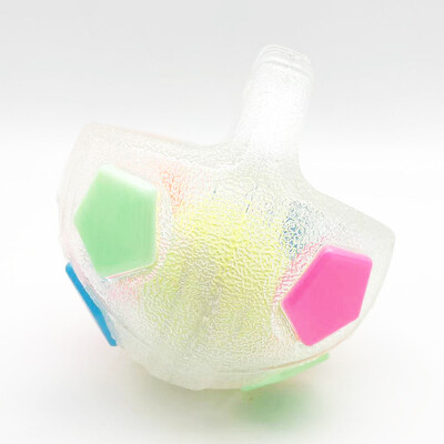 Нови играчки за домашни кучета във формата на футболна тенис топка, издръжливо облекчение при никнене на зъби, което да придружава скърцащи играчки за тренировки на открито