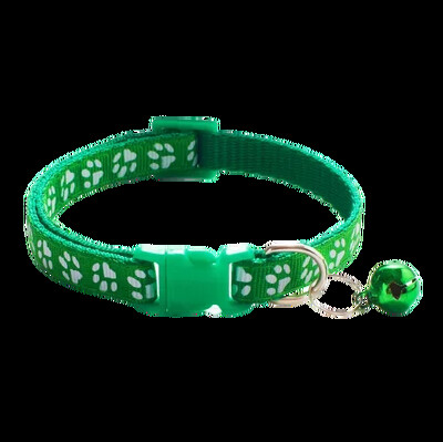 Нашийник за домашни любимци с анимационен отпечатък на камбанка Цветно куче Кученце Аксесоари за котки Яка за коте Регулируема предпазна камбана Колие Куче