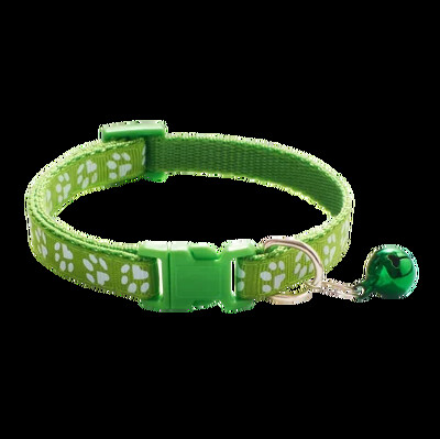 Нашийник за домашни любимци с анимационен отпечатък на камбанка Цветно куче Кученце Аксесоари за котки Яка за коте Регулируема предпазна камбана Колие Куче