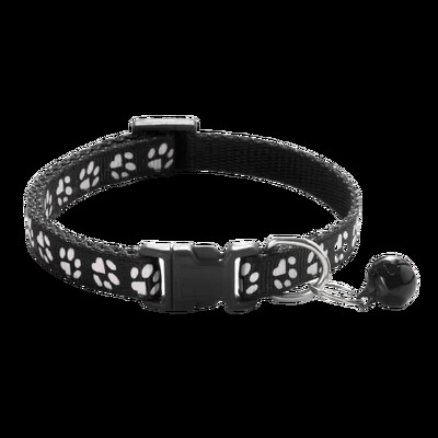 Нашийник за домашни любимци с анимационен отпечатък на камбанка Цветно куче Кученце Аксесоари за котки Яка за коте Регулируема предпазна камбана Колие Куче