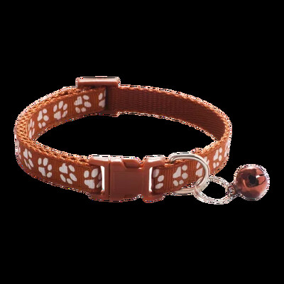 Нашийник за домашни любимци с анимационен отпечатък на камбанка Цветно куче Кученце Аксесоари за котки Яка за коте Регулируема предпазна камбана Колие Куче