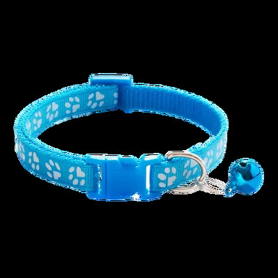 Нашийник за домашни любимци с анимационен отпечатък на камбанка Цветно куче Кученце Аксесоари за котки Яка за коте Регулируема предпазна камбана Колие Куче