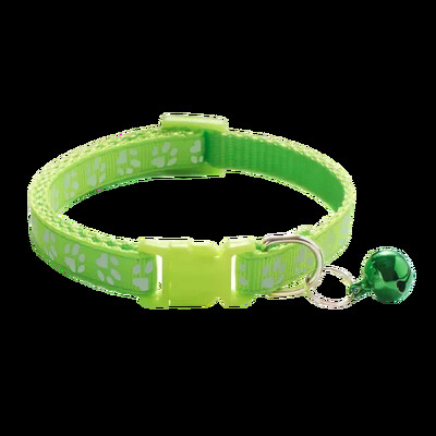 Нашийник за домашни любимци с анимационен отпечатък на камбанка Цветно куче Кученце Аксесоари за котки Яка за коте Регулируема предпазна камбана Колие Куче