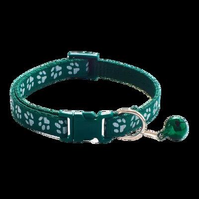 Нашийник за домашни любимци с анимационен отпечатък на камбанка Цветно куче Кученце Аксесоари за котки Яка за коте Регулируема предпазна камбана Колие Куче