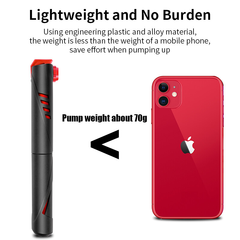 WEST BIKING 120 PSI pārnēsājamais velosipēda sūknis Mini Convert Presta/Schrader velosipēda gaisa sūknis MTB šosejas velosipēdu riepu rīku riteņbraukšanas piederumi