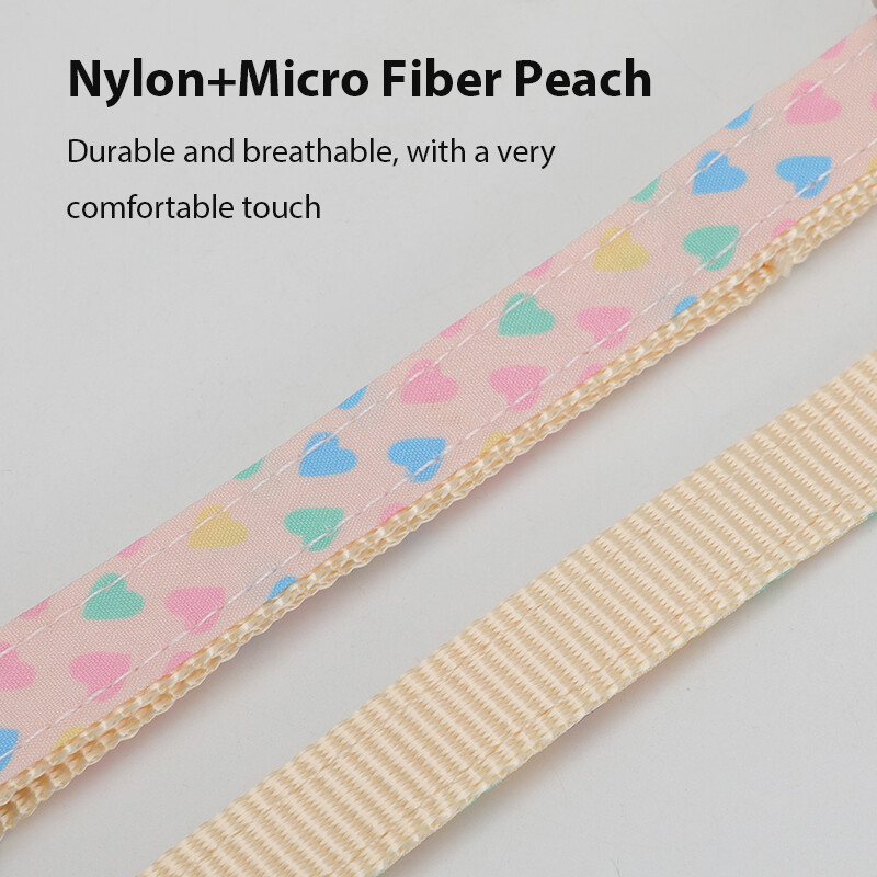 Jauka mājdzīvnieka kaklasiksna Airtagam Regulējama kakla siksna kaķim mazam sunim, izturīga kaķa kaklarota kucēna apkakle Sirds formas apdruka