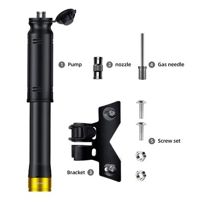 Velosipēdu sūknis pārnēsājams mini velosipēdu sūknis riteņbraukšanai rokas gaisa sūknis, lodveida riepu piepūtējs Schrader Presta Valve MTB šosejas velosipēdu piederumi