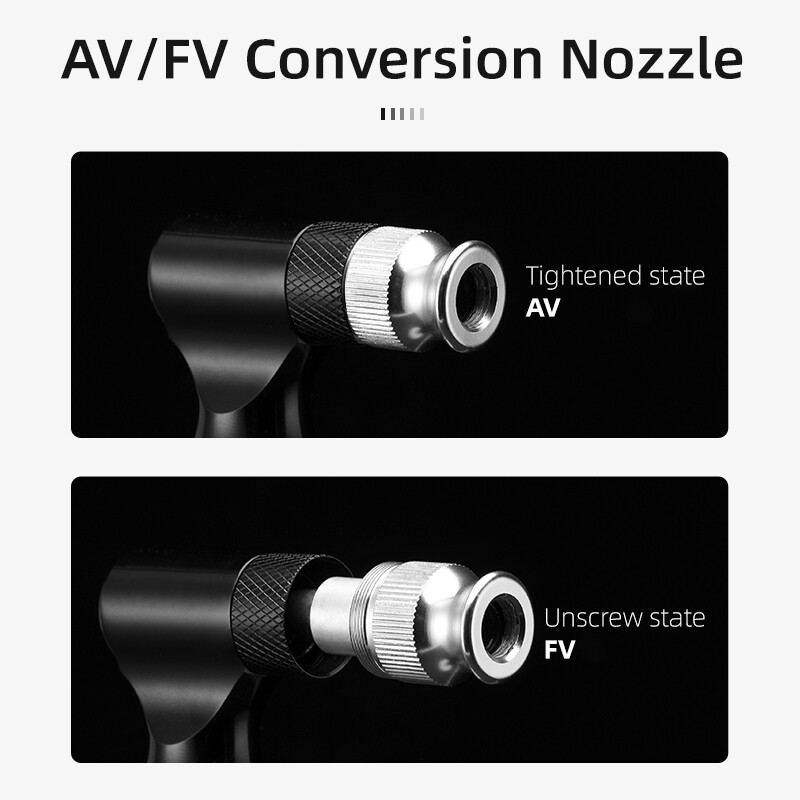 ROCKBROS 130PSI Mini pumpa za bicikle Aluminijska legura Prijenosni bicikl otporan na padove Ultralaka ručna zračna pumpa MTB biciklistička pumpa za brdsku cestu