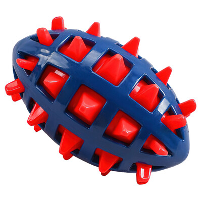 Pīkstoša kucēnu bumbiņu rotaļlieta Interaktīva gumijas ērta suņa radoša lolojumdzīvnieku bumba zobu tīrīšanai Spēlējot Chewers tpr sound foot