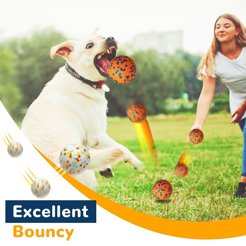 Pseća igračka za žvakanje Puknuta lopta Otporan na ugriz Izbijanje zubića Visoka elastičnost Visokokvalitetni molarni interaktivni trening Tear Loptice za psa za kućne ljubimce