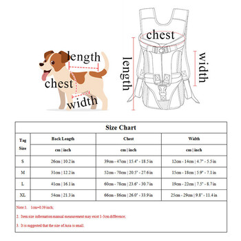 Предни раници за носене на домашни любимци Регулируема раница за кучета със свободни ръце за малки средни кучета Дишащи котки Чанти за носене на открито