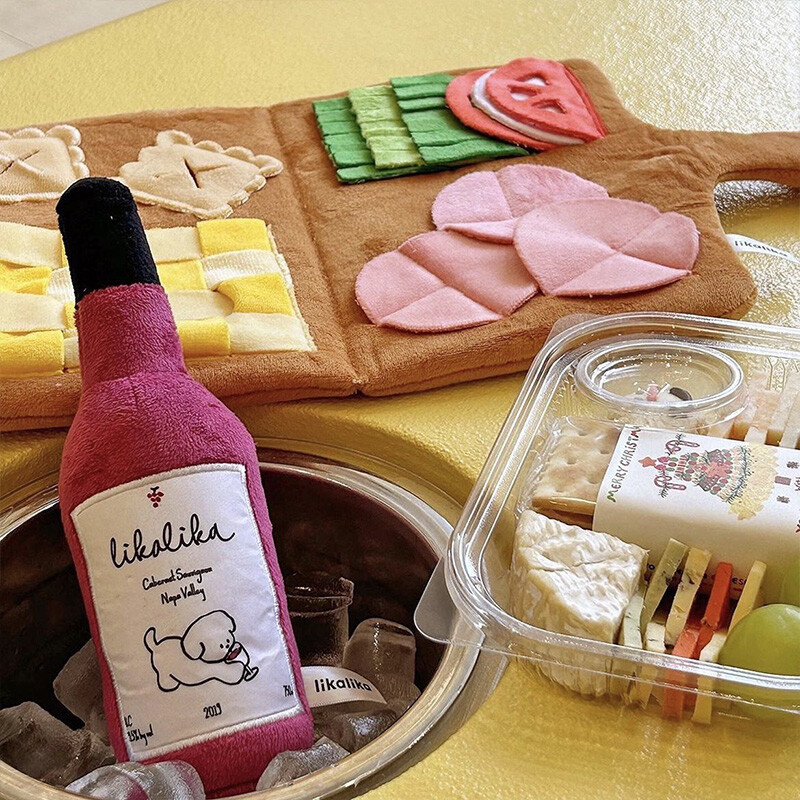 Naminių šunų snuffle kilimėlis Dėlionės pliušiniai šunų žaislai mažiems ir vidutiniams šunims Šunų lėto maisto žaislai šėrimo dubuo Maisto dozatorius skanėstų padėkliukas