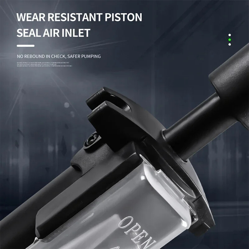 Zellmann 160 PSI velosipēda gaisa sūknis pārnēsājams gaisa sūknis, daudzfunkcionāli augstspiediena sūkņi ar barometra ceļa MTB velosipēdu piepūšanu