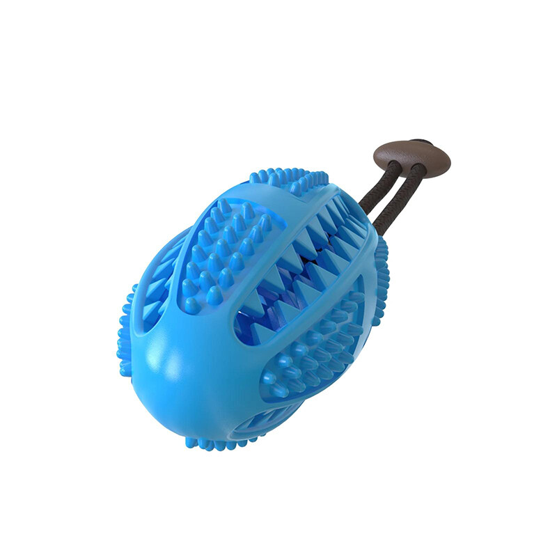 Šunų kramtomasis žaislas, skanėstas dėl nutekančio kamuoliuko dėlionė Žaisk naminių gyvūnėlių lėto tiekimo dozatorius Linksmas šuniuko dantų valymas mažiems šunims Buldogo reikmenys