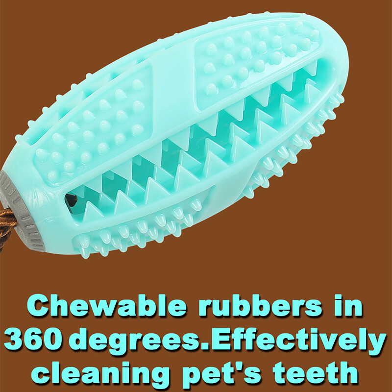 Šunų kramtomasis žaislas, skanėstas dėl nutekančio kamuoliuko dėlionė Žaisk naminių gyvūnėlių lėto tiekimo dozatorius Linksmas šuniuko dantų valymas mažiems šunims Buldogo reikmenys