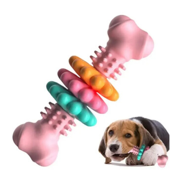 Pet Toys Dog Chew Meaty Bone Toys TPR Bone Type Multi-meat Pieces Bite Bite Resistant Teeth Toy Set Dog Bone Toy Supplies