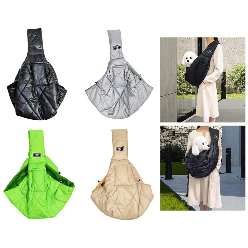 Suņu kaķu pārnēsāšanas soma ar polsterētu siksnu, mīksta, elpojoša, ērta plecu soma, soma kucēnu suņiem maziem dzīvniekiem, mājdzīvniekiem ārā