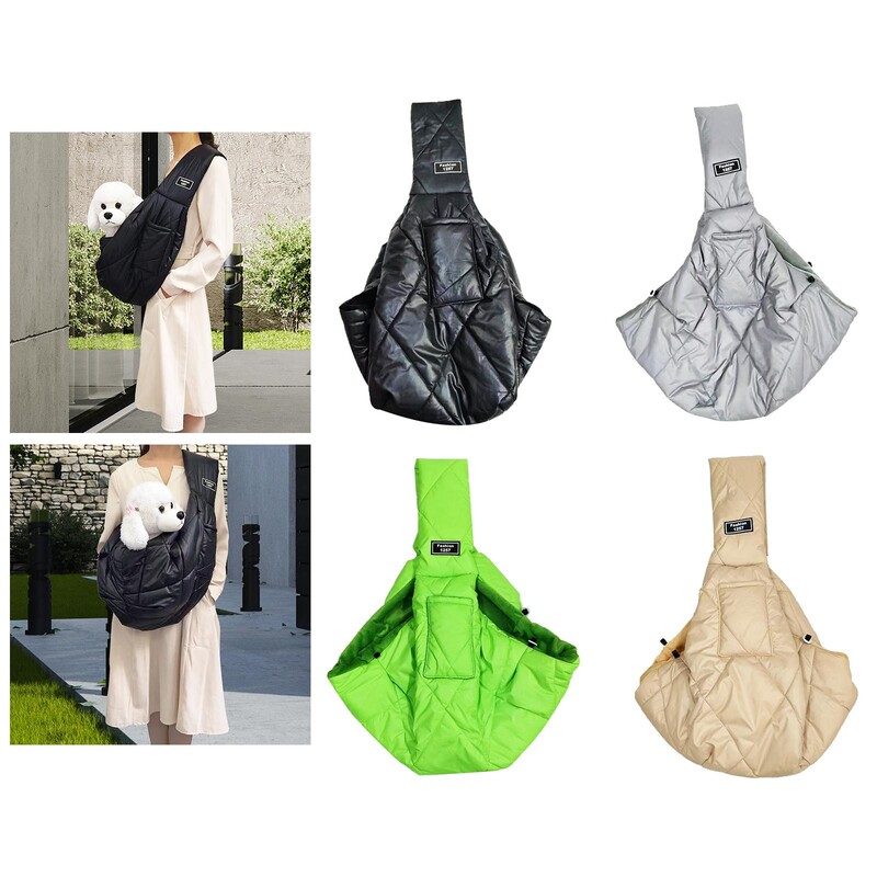 Suņu kaķu pārnēsāšanas soma ar polsterētu siksnu, mīksta, elpojoša, ērta plecu soma, soma kucēnu suņiem maziem dzīvniekiem, mājdzīvniekiem ārā