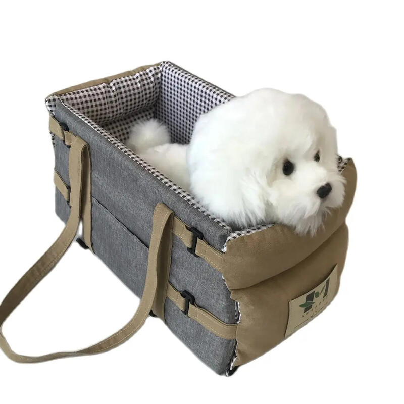 Autosjedalica za pse Središnja konzola Autosjedalica za male kućne ljubimce Prijenosna pomoćna sjedalica Putne torbe za mačke i pse Potpuno odvojive Perive