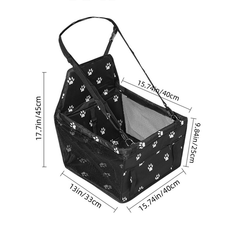 Autosjedalica za kućne ljubimce Vodootporna sklopiva putna sjedalica za pse za mačke Putna torba za pse za kućne ljubimce Pribor za vožnju automobila