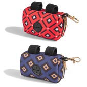 Pārnēsājami mājdzīvnieku suņu atkritumu maisi Dozators Mājdzīvnieku atkritumu maisa turētājs pavadas piederumi āra pastaigu mājdzīvnieku piederumi Zaļa violeta sarkana zila