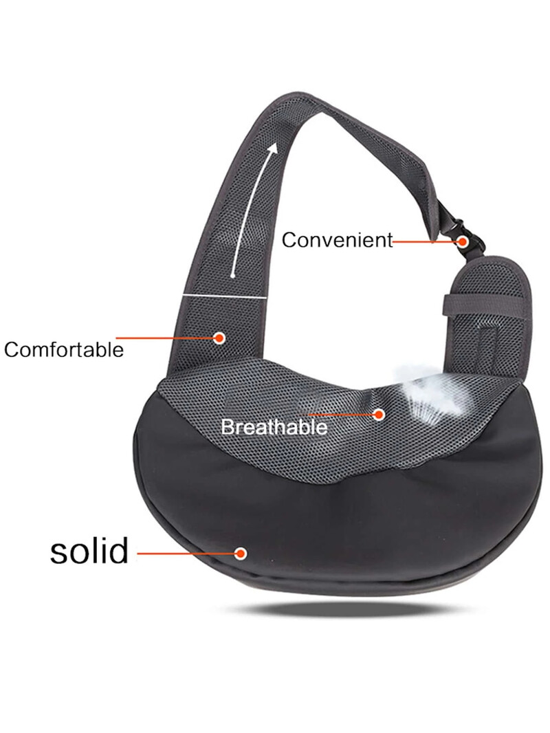 Torba za pse Nosiljka za kućne ljubimce Puppy Carrier S/L Putna torba za pse na otvorenom Mrežasta torba za nošenje na ramenu Oxford Sling Ručna torbica Torbica Držač za Yorkie Chihuahua