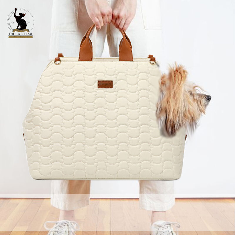 Prijenosna torba za kućnog ljubimca, psa, mačku, putni auto na rame, kovčeg za nošenje, veliki prostor, prozračna, ručna torba s bočnim otvaranjem, pas