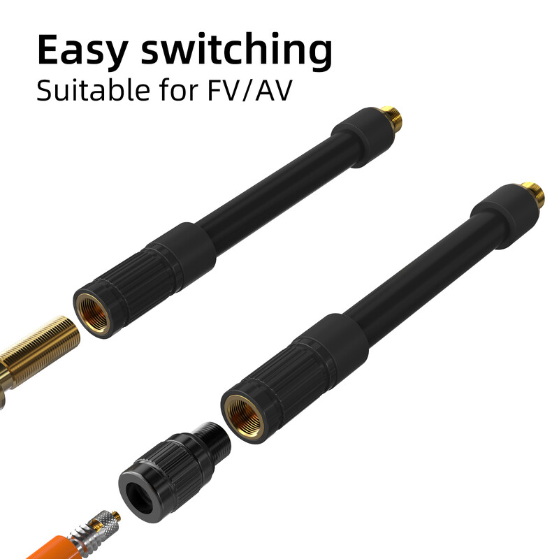 CYCLAMI 8mm velosipēda gaisa sūkņa pagarinājuma šļūtenes caurule caurule vads riteņbraukšanas sūknēšanas servisa daļas Velosipēdu riepu piepūšanas sprauslas piederumi