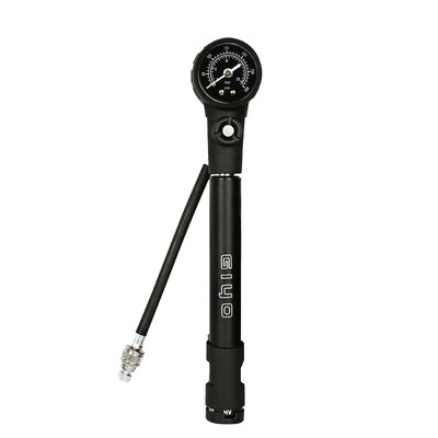 GIYO GS-41E MTB velosipēda riepu sūknis un amortizatora sūknis 300PSI augstspiediena mērinstrumentam dakšai un aizmugurējai balstiekārtai ar stiprinājuma kronšteinu