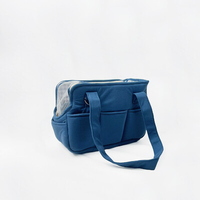 Torba za nošenje na ramenu za kućne ljubimce za izlaske, prozračnog dizajna, može se nositi u ruci, prikladna za pse