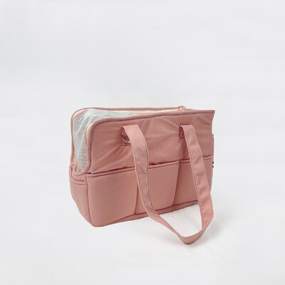 Torba za nošenje na ramenu za kućne ljubimce za izlaske, prozračnog dizajna, može se nositi u ruci, prikladna za pse