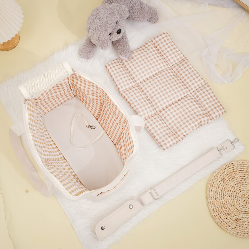 Torba za nošenje na ramenu za kućne ljubimce za izlaske, prozračnog dizajna, može se nositi u ruci, prikladna za pse