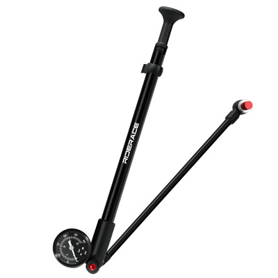 Велосипедна помпа с манометър Преносима ръчна помпа за въздушни гуми с високо налягане Велосипедна въздушна амортисьорна помпа за вилица Schrader Presta Valve AV FV