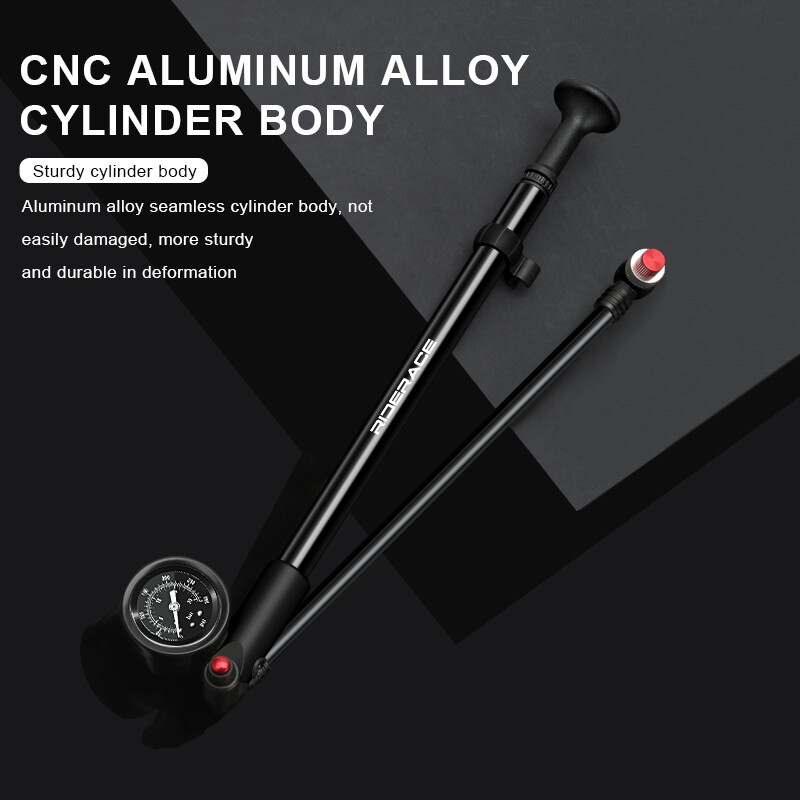 Велосипедна помпа с манометър Преносима ръчна помпа за въздушни гуми с високо налягане Велосипедна въздушна амортисьорна помпа за вилица Schrader Presta Valve AV FV