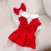 Haljina za pse Djevojčice Jesen Zima Odjeća za pse Topli kaput za pse za kućne ljubimce Suknja za mačke Mačka Haljina i majica za štene Chihuahua Bichon Kostim za pse