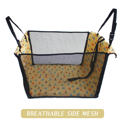 CAWAYI AUDZĒTAVA elpojošs siets mājdzīvnieku pārvadātāji suņu automašīnas sēdekļa pārklājs paklāji šūpuļtīkls suņu pārnēsāšanai Transportin Perro Autostoel Hond