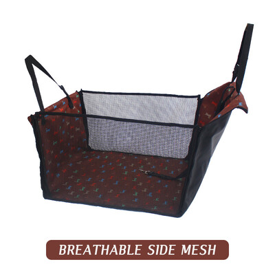 CAWAYI AUDZĒTAVA elpojošs siets mājdzīvnieku pārvadātāji suņu automašīnas sēdekļa pārklājs paklāji šūpuļtīkls suņu pārnēsāšanai Transportin Perro Autostoel Hond