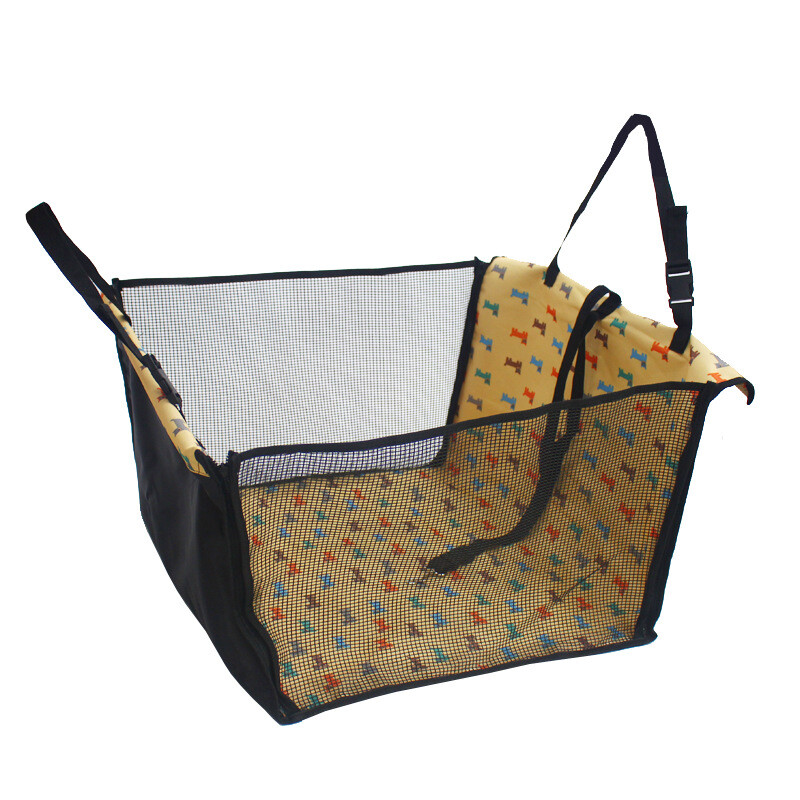 CAWAYI AUDZĒTAVA elpojošs siets mājdzīvnieku pārvadātāji suņu automašīnas sēdekļa pārklājs paklāji šūpuļtīkls suņu pārnēsāšanai Transportin Perro Autostoel Hond