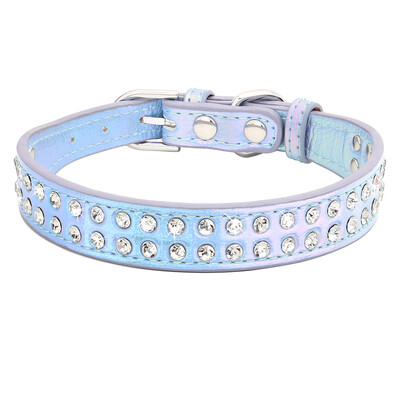 Bling Ogrlica za pse s ogrlicom od vještačkih dijamanata, slatki psići, ogrlice za mačke, ogrlice za kućne ljubimce s kristalima, podesiva za male pse, mačke Pitbull