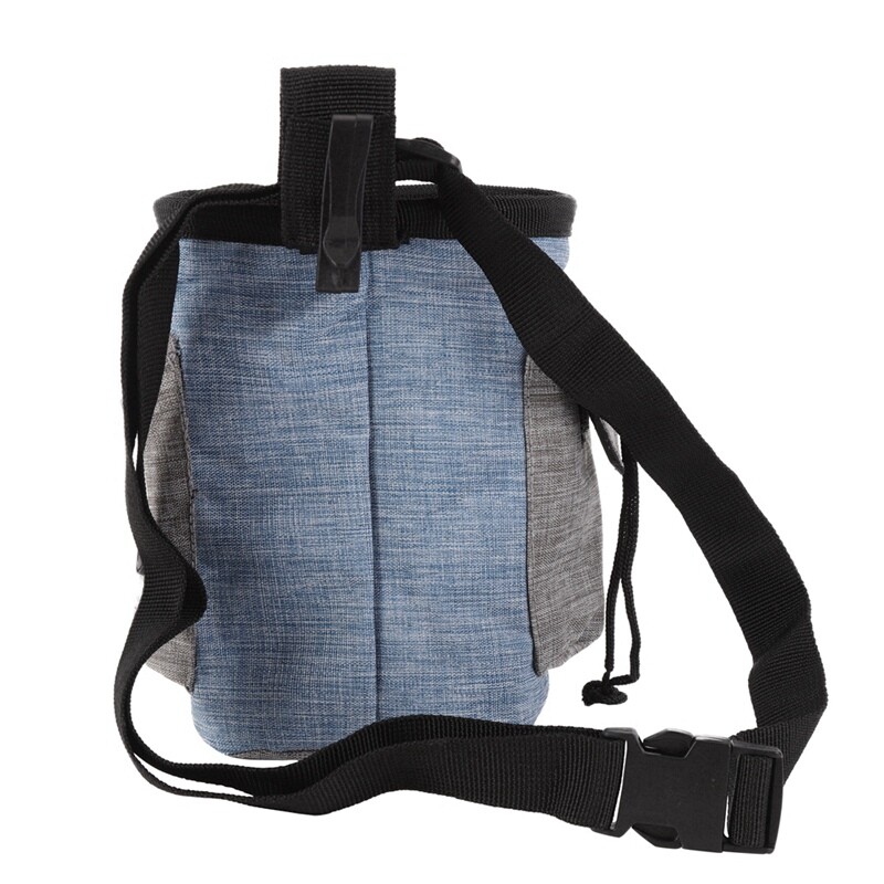 Suņu kārumu maisiņš Mājdzīvnieku rokas brīvroku apmācība jostas soma savilkšanas aukla nēsā mājdzīvnieku apmācību uzkodu vidukļa komplekts