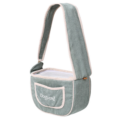 Pārnēsāšanas soma kaķiem un maziem suņiem Viegla mājdzīvnieka plecu soma Mazgājama velveta elpojoša ceļojumu soma čivavas Jorkšīrai