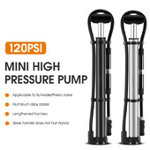 Mini pārnēsājams velosipēdu sūknis augstspiediena 140 PSI alumīnija sakausējuma MTB šosejas velosipēda sūknis Schrader Presta riteņbraukšanas piederums