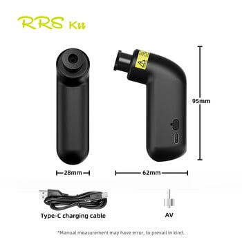 RRSKIT 100PSI Mini Electric Air Pump Φορητή αντλία ποδηλάτου Επαναφορτιζόμενο συμπιεστικό φουσκωτό ελαστικών για φουσκωτή μοτοσυκλέτας