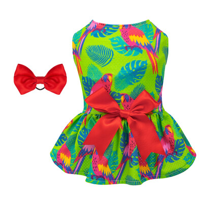 CuteBone Haljina za pse Ljetna odjeća za pse Djevojka Puppy Skirt Outfit Odjeća za kućne ljubimce za male pse