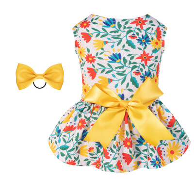 CuteBone Haljina za pse Ljetna odjeća za pse Djevojka Puppy Skirt Outfit Odjeća za kućne ljubimce za male pse