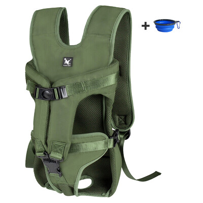 Āra mājdzīvnieku mugursomas suņu pārvadātājs Regulējams brīvroku mugursomas suņu mugursomas pārvadātājs vidēji maziem suņiem