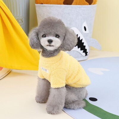 Flīsa suņu apģērbs, silts džemperis ar kapuci Čihuahua Yorkies mētelis maziem un vidējiem suņu kucēnu jaka mājdzīvnieku apģērbs