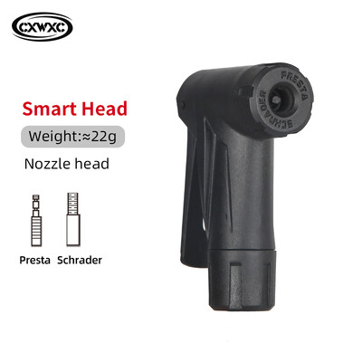 Velosipēda gaisa sprausla pārnēsājama piepūšamā sūkņa velosipēda riepas gaisa patronas šļūtene piepūšamā vārsta savienotājs adapteris velosipēda sūkņa sprauslas daļa