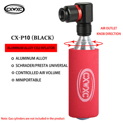 CXWXC CO2 pumpa za napuhavanje bicikla za Schrader Presta adapter MTB cijev gume za cestovni bicikl Mini ručna pumpa Dodaci za biciklizam
